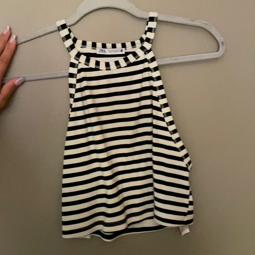 NWOT Zara halter crop top